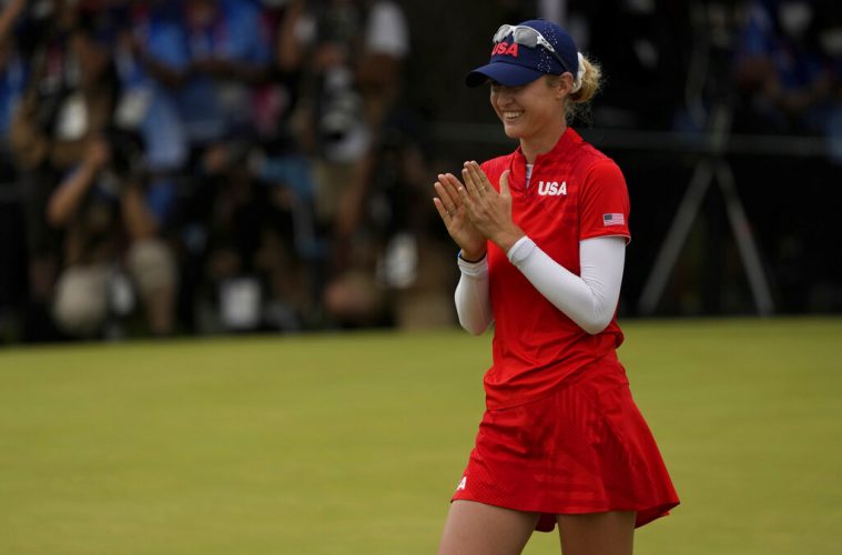 Dream season for Nelly Korda now includes Olympic gold medal